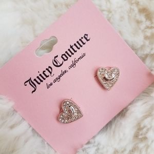 💛💕- JUICY ROSE GOLDHEART STUDS 💕💗